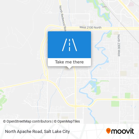 North Apache Road map
