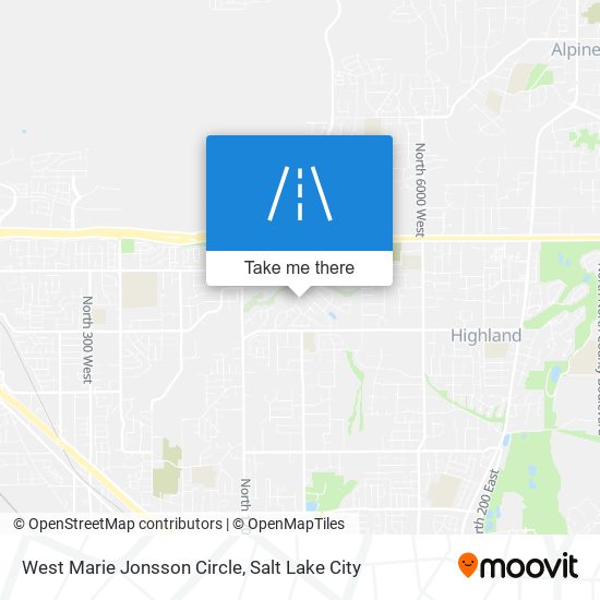 Mapa de West Marie Jonsson Circle