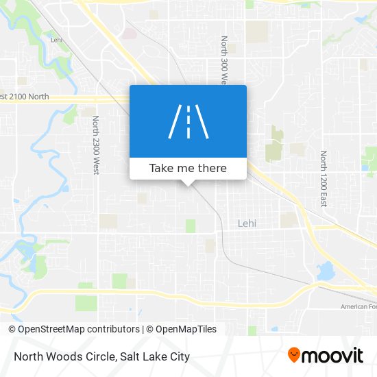 North Woods Circle map