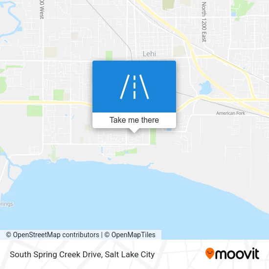 South Spring Creek Drive map