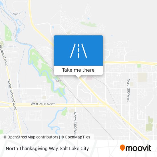 Mapa de North Thanksgiving Way