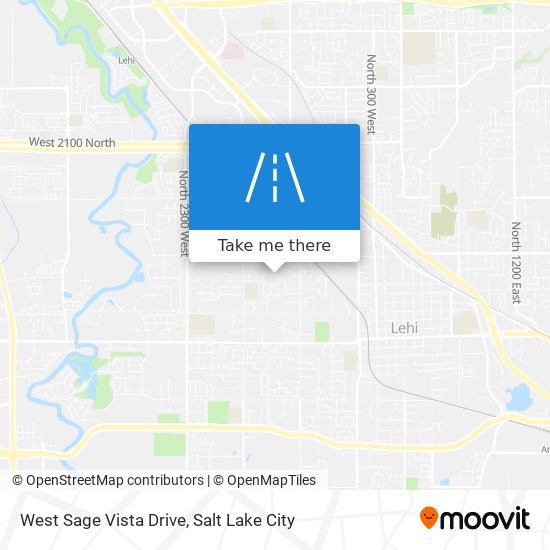 Mapa de West Sage Vista Drive