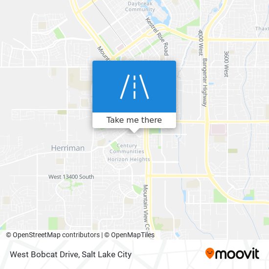 West Bobcat Drive map