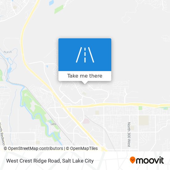 Mapa de West Crest Ridge Road