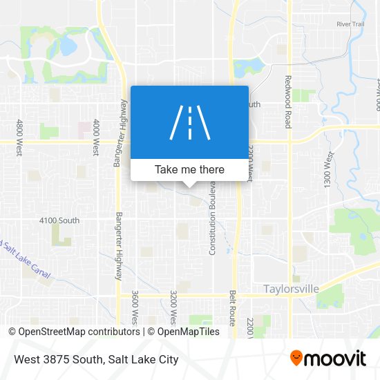 Mapa de West 3875 South
