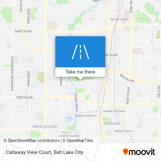 Callaway View Court map