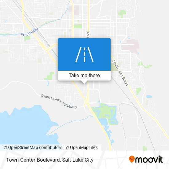 Town Center Boulevard map