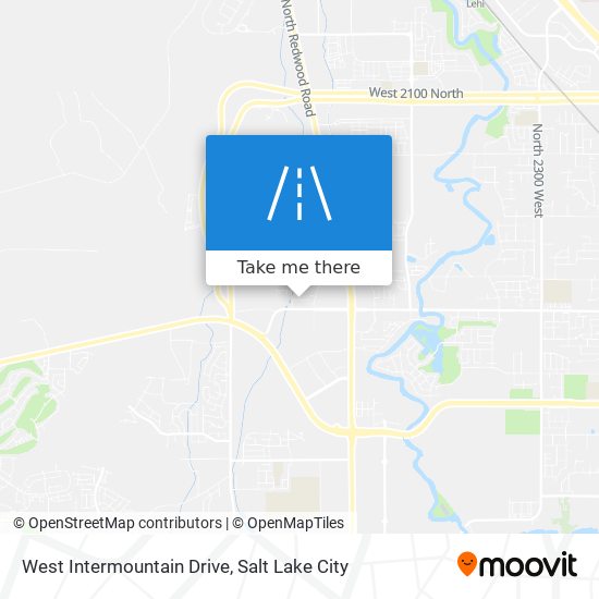 West Intermountain Drive map