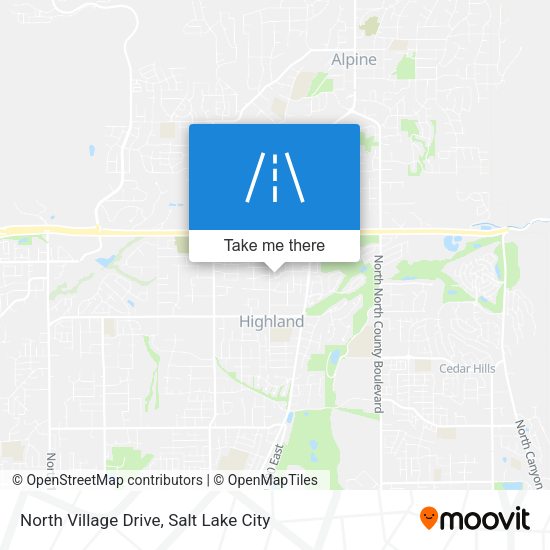 Mapa de North Village Drive