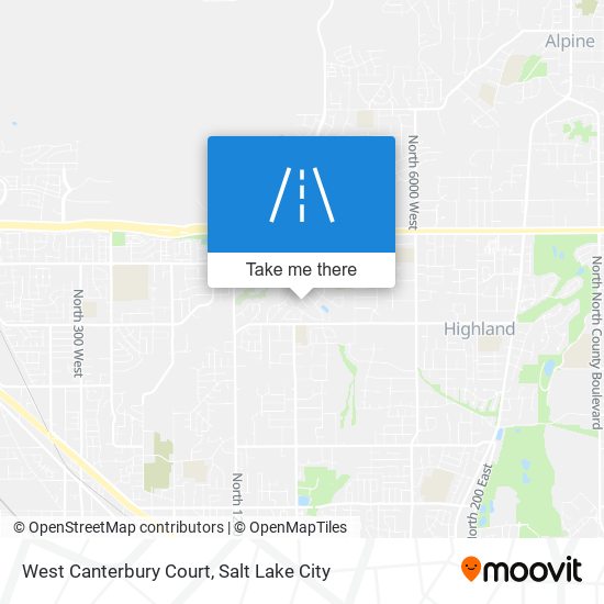 Mapa de West Canterbury Court