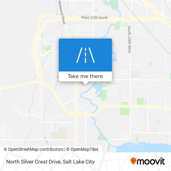 North Silver Crest Drive map