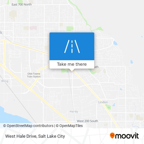 West Hale Drive map