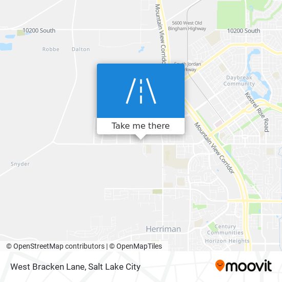 Mapa de West Bracken Lane