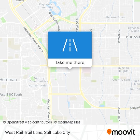 West Rail Trail Lane map