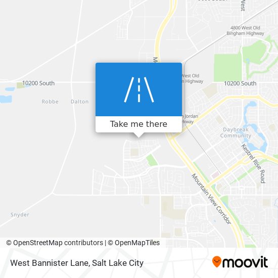 West Bannister Lane map