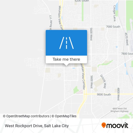 Mapa de West Rockport Drive