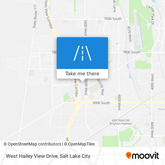 West Hailey View Drive map