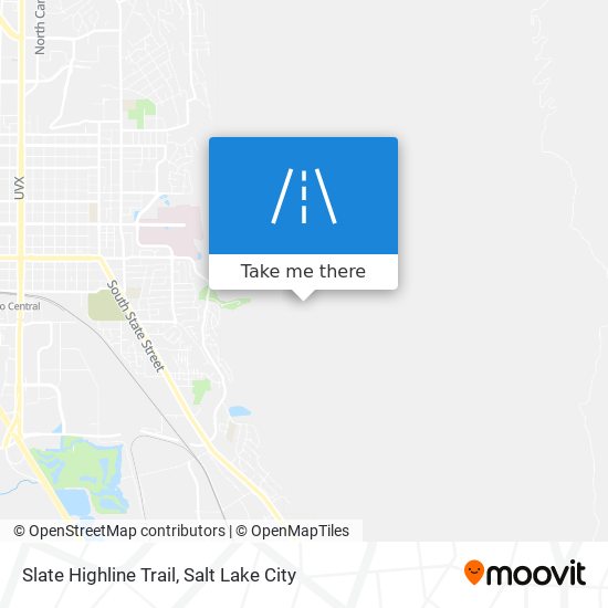 Slate Highline Trail map