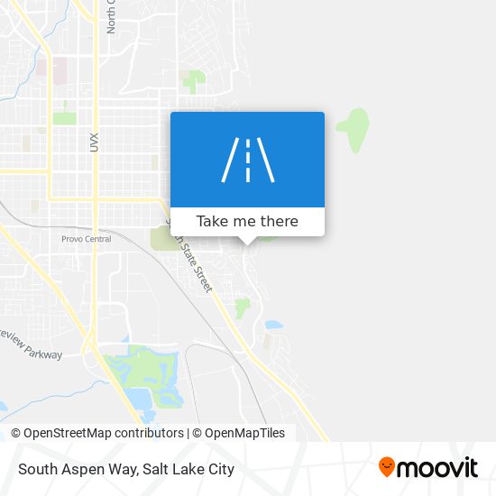 South Aspen Way map