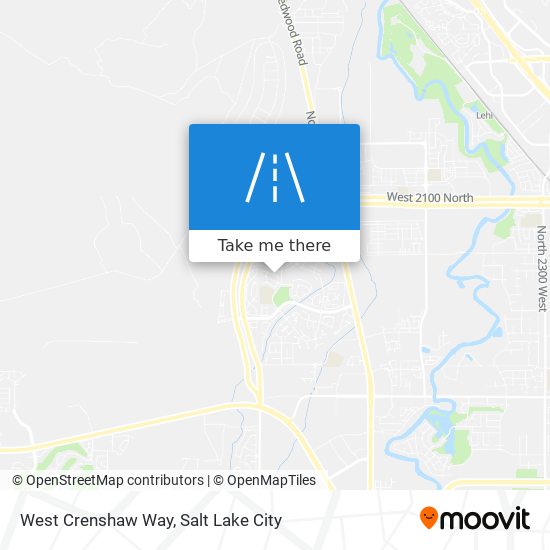 West Crenshaw Way map