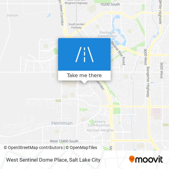 West Sentinel Dome Place map