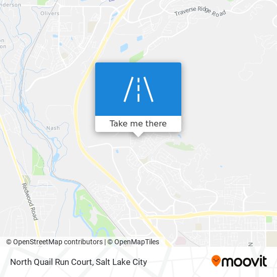 Mapa de North Quail Run Court