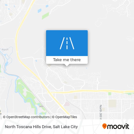 North Toscana Hills Drive map