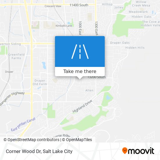 Mapa de Corner Wood Dr