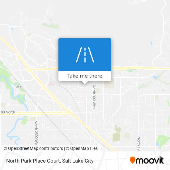 Mapa de North Park Place Court