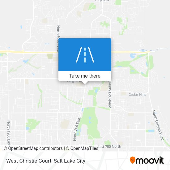 Mapa de West Christie Court