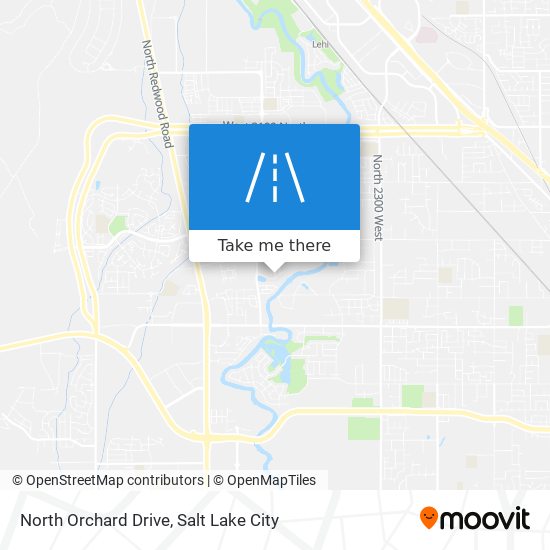 North Orchard Drive map