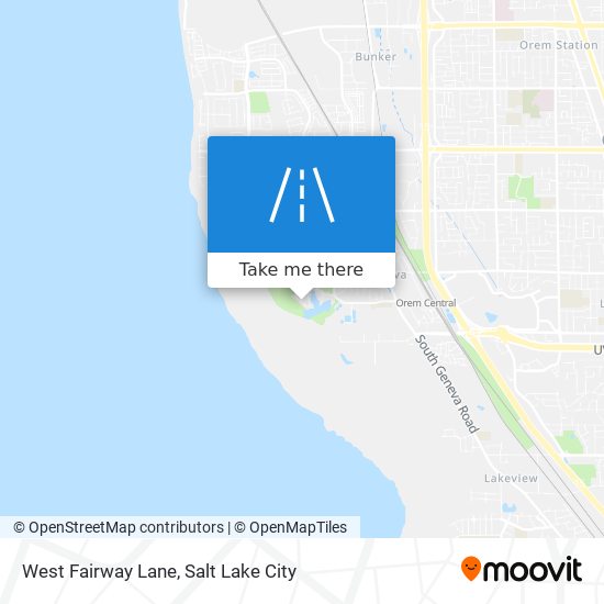 West Fairway Lane map