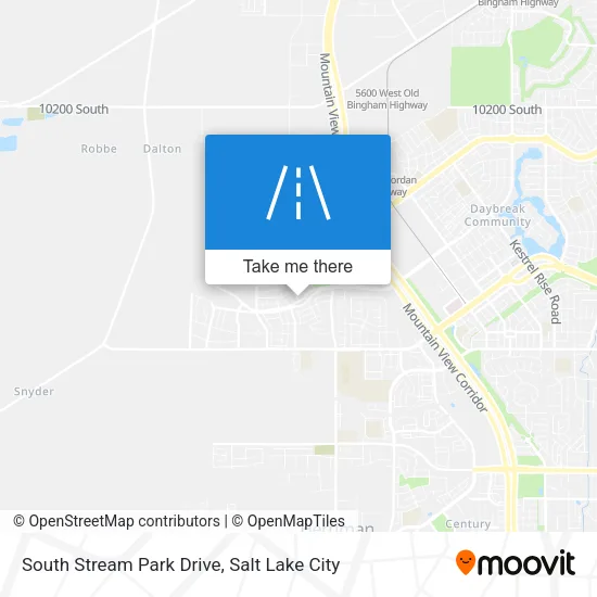 South Stream Park Drive map
