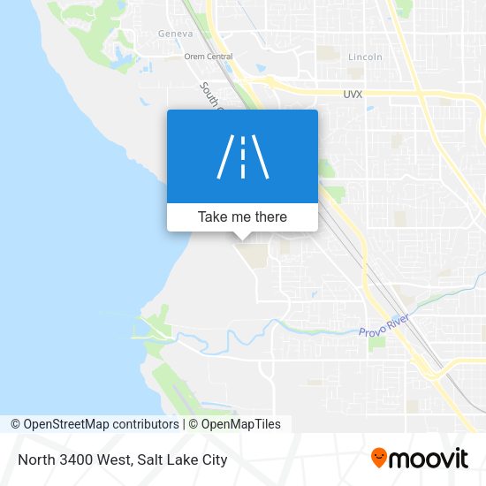 Mapa de North 3400 West