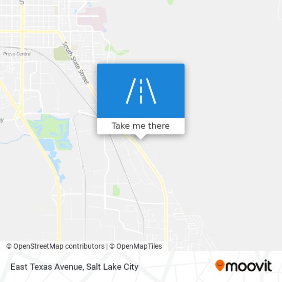 Mapa de East Texas Avenue