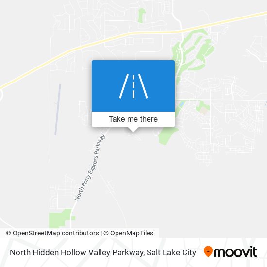 Mapa de North Hidden Hollow Valley Parkway