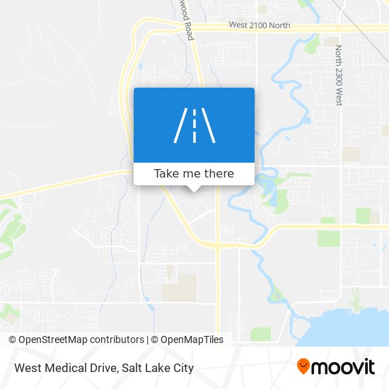 West Medical Drive map