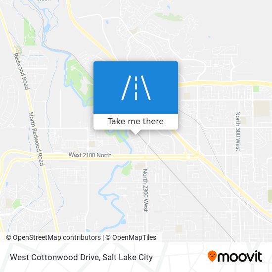 West Cottonwood Drive map