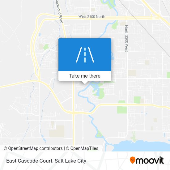 East Cascade Court map
