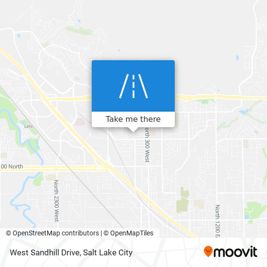 West Sandhill Drive map