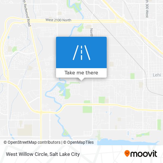 West Willow Circle map