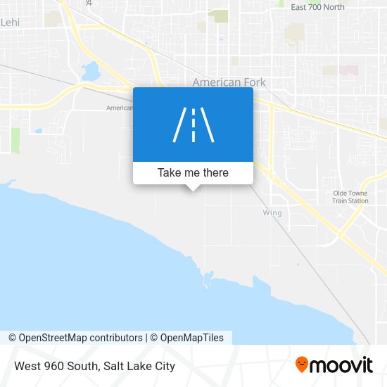 Mapa de West 960 South
