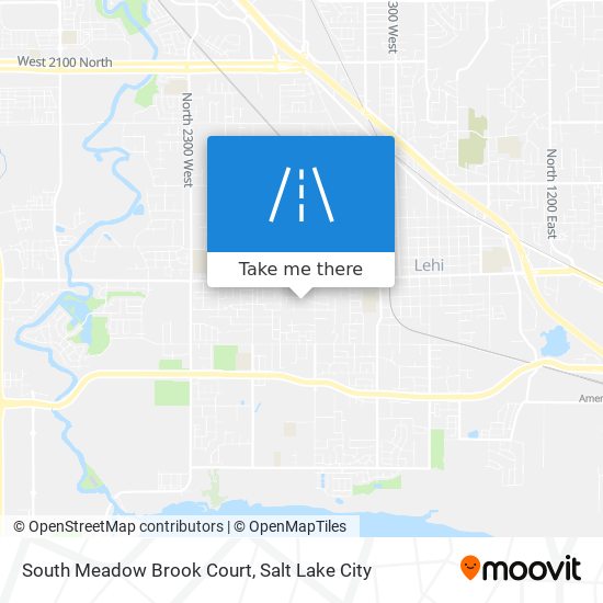 South Meadow Brook Court map