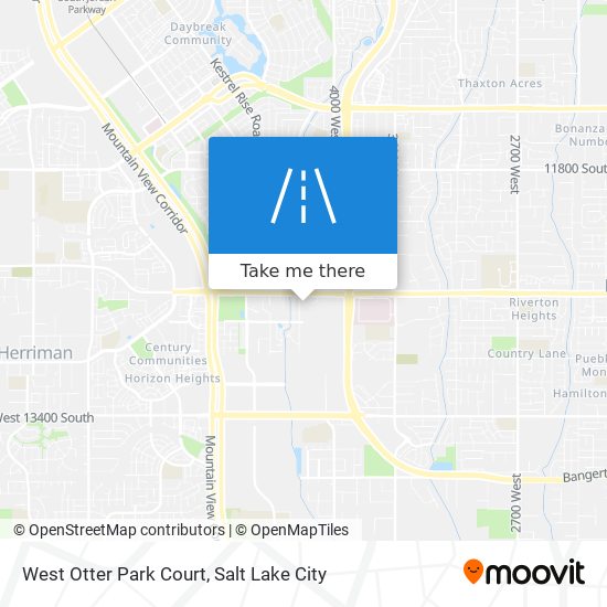 Mapa de West Otter Park Court