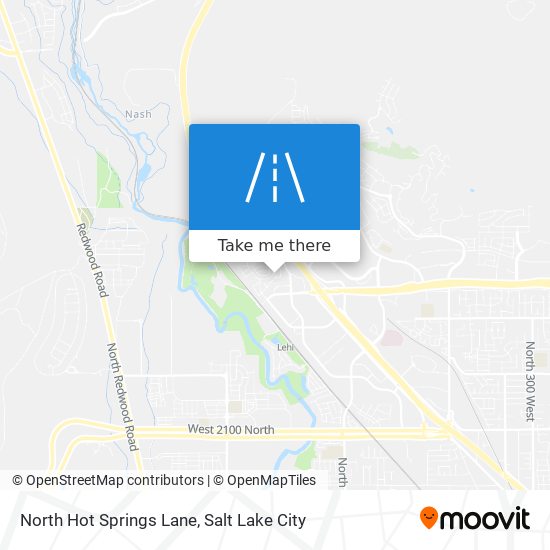 North Hot Springs Lane map