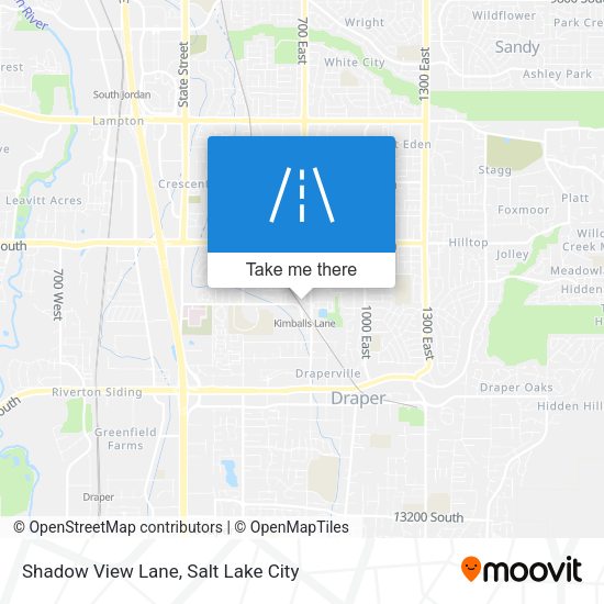 Shadow View Lane map