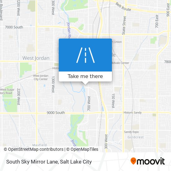 South Sky Mirror Lane map