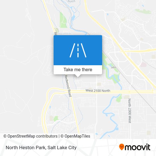 North Heston Park map