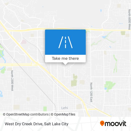 Mapa de West Dry Creek Drive