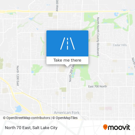 Mapa de North 70 East